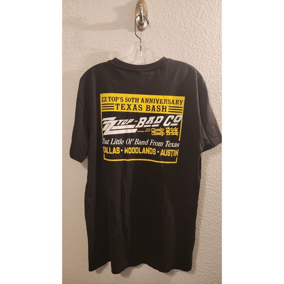 2019 ZZ Top Texas Bash Tee Shirt men's large - Picture 2 of 3
